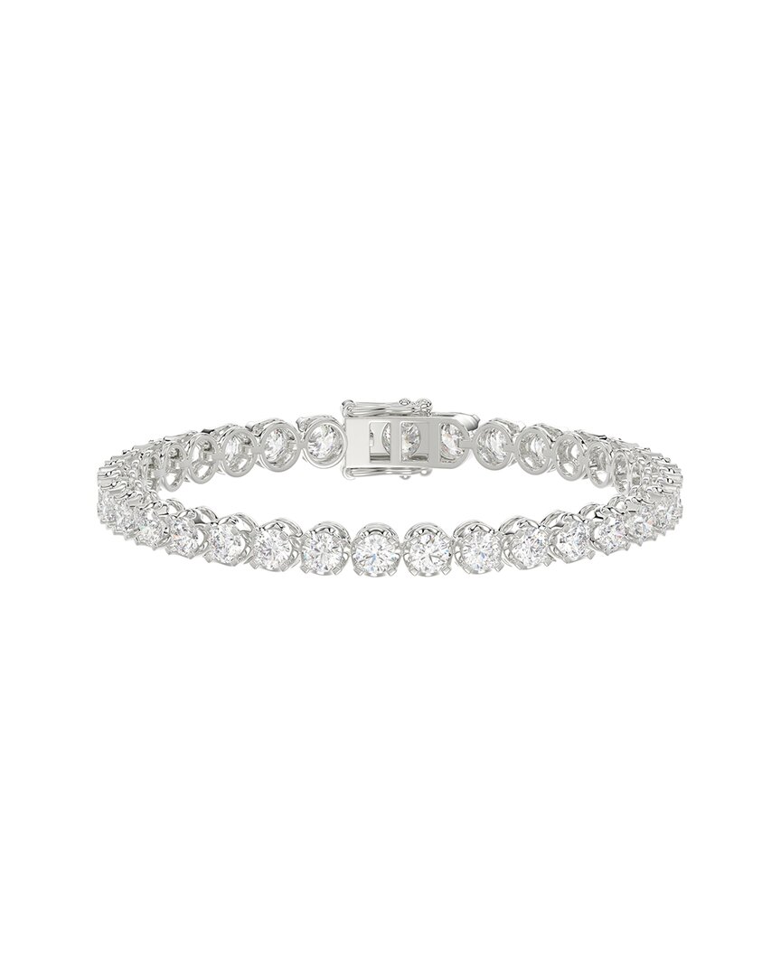 Ethos Creations Silver 10.00 Ct. Tw. Lab-grown Diamond Bracelet