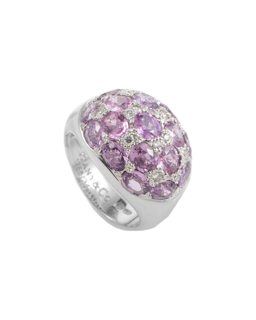 Heritage Tiffany & Co. Tiffany & Co. 18k 1.30 Ct. Tw. Diamond & Tourmaline Ring (authentic )