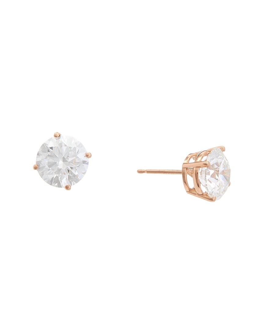 Lab Grown Diamonds 14k 4.00 Ct. Tw. Lab-grown Diamond Studs In Gold