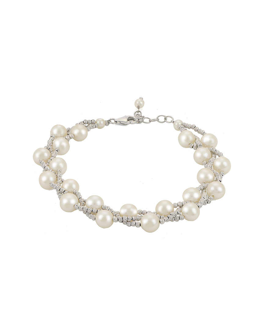 Pearls Imperial Brillance Silver 4-7mm Freshwater Pearl Bracelet