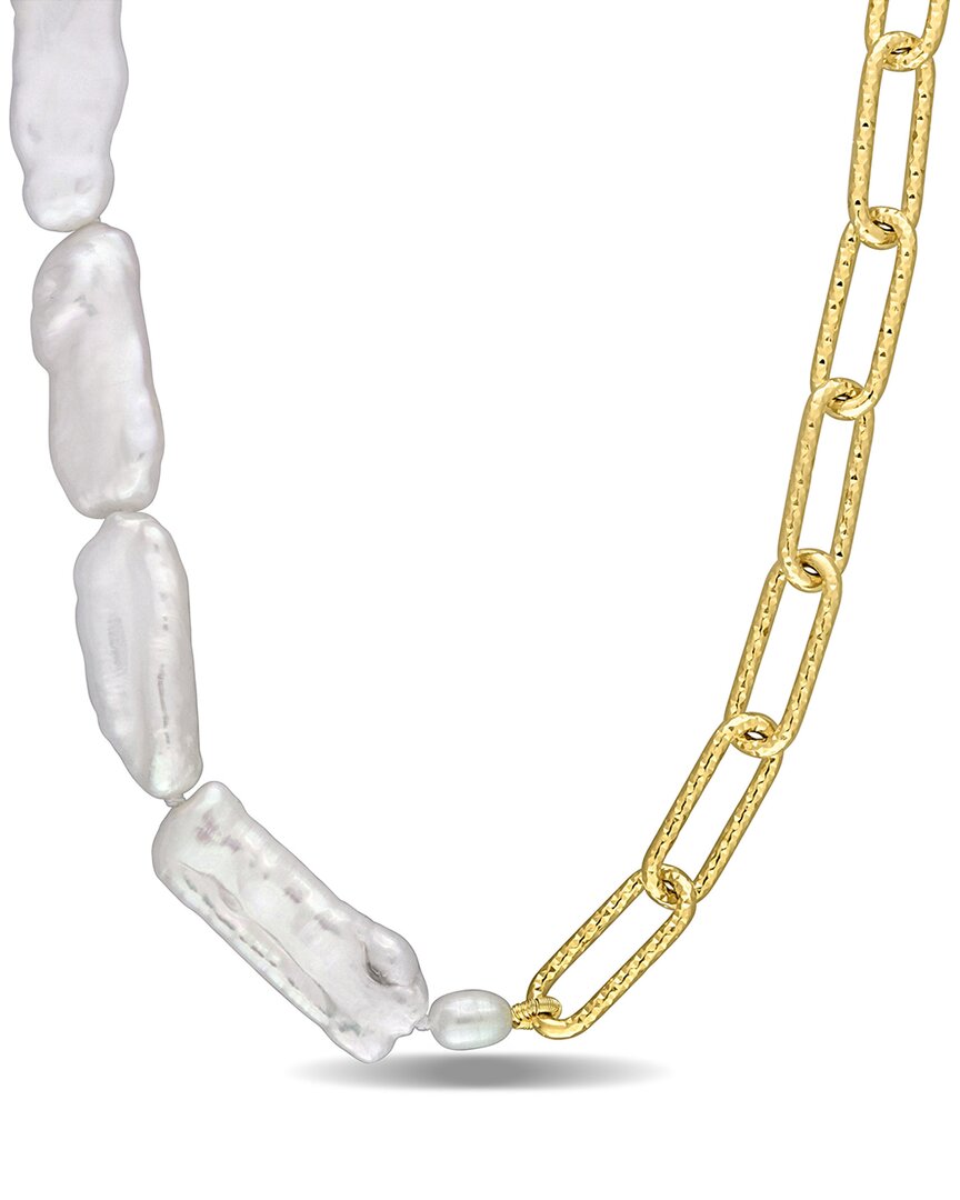 Rina Limor 18k Over Silver 5-7mm Pearl Necklace