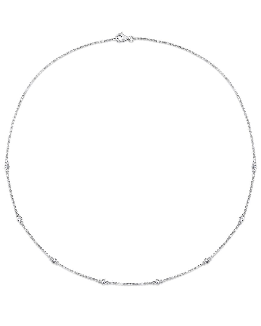 Diamond Select Cuts 14k 0.18 Ct. Tw. Diamond Station Necklace