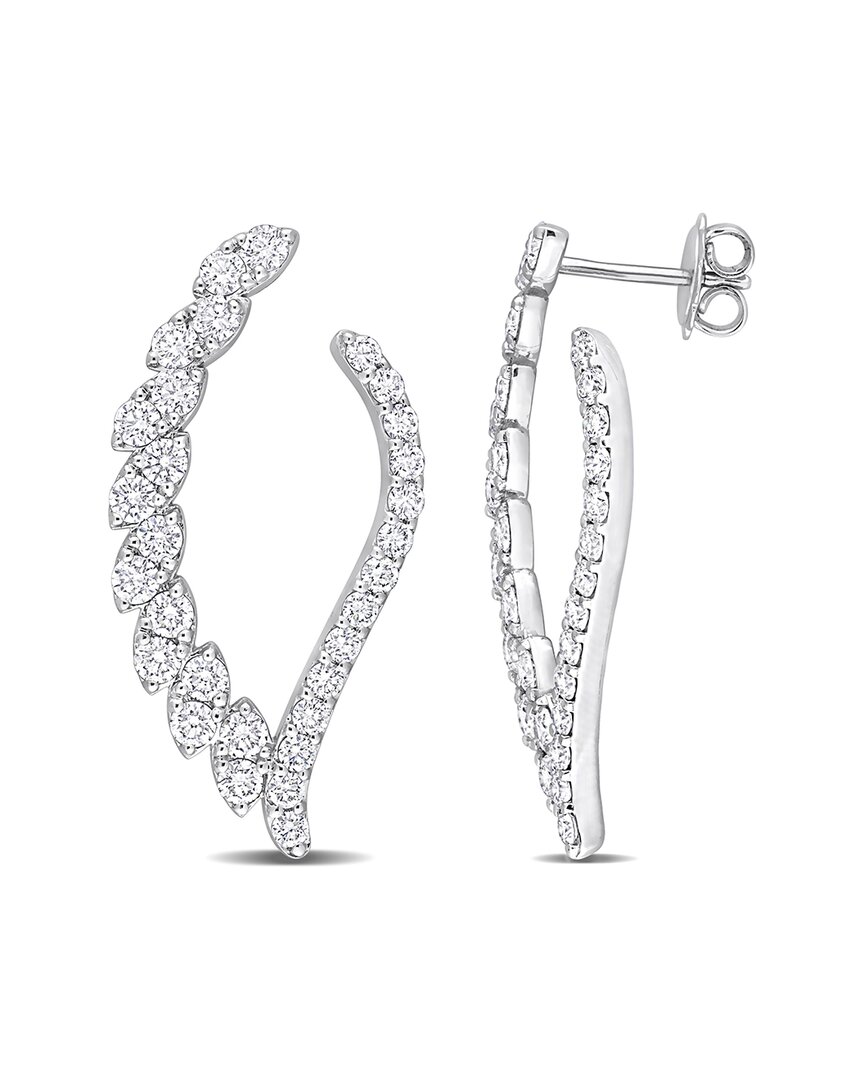 Diamond Select Cuts 14k 3.08 Ct. Tw. Diamond Open Teardrop Earrings