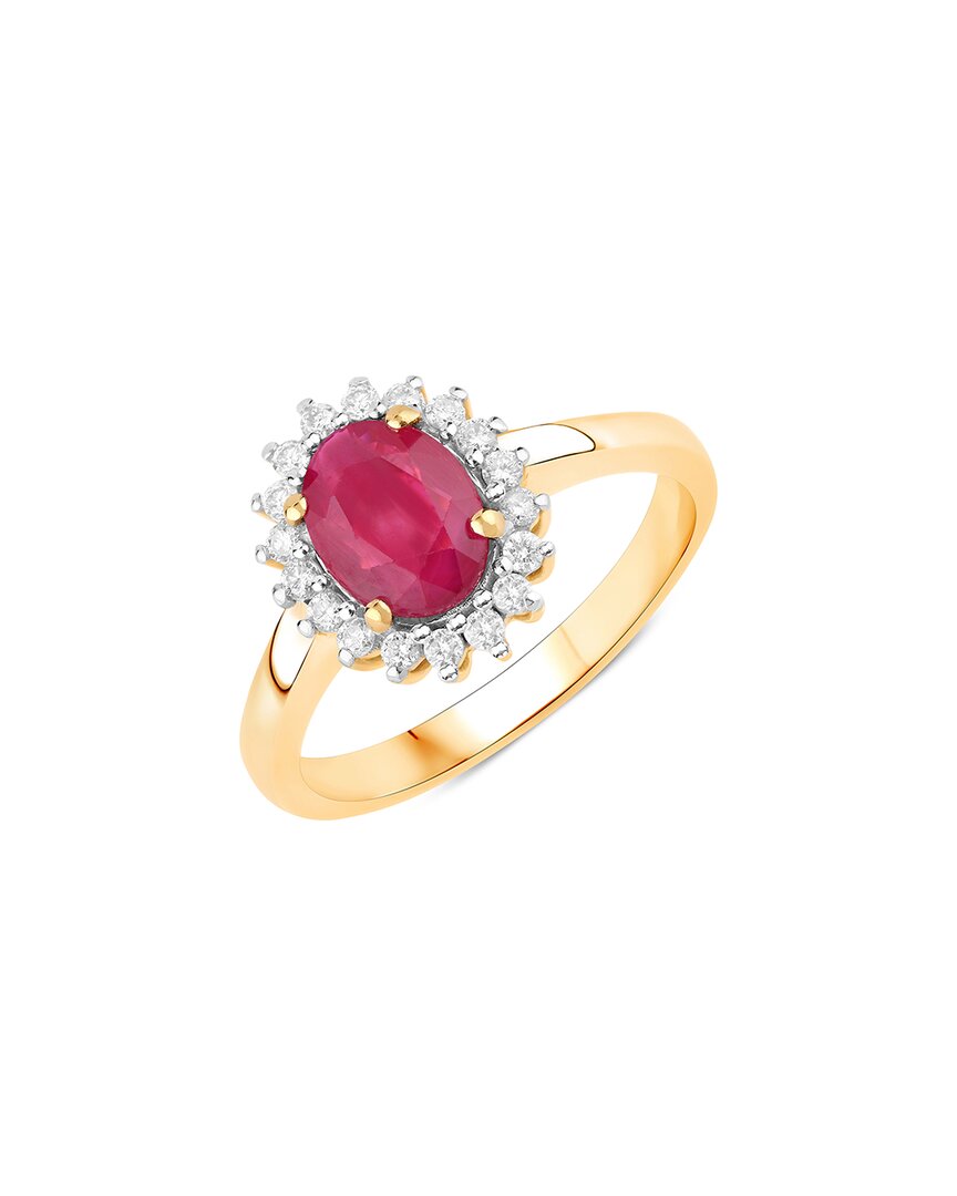 Diana M. 14k 1.64 Ct. Tw. Diamond & Ruby Ring