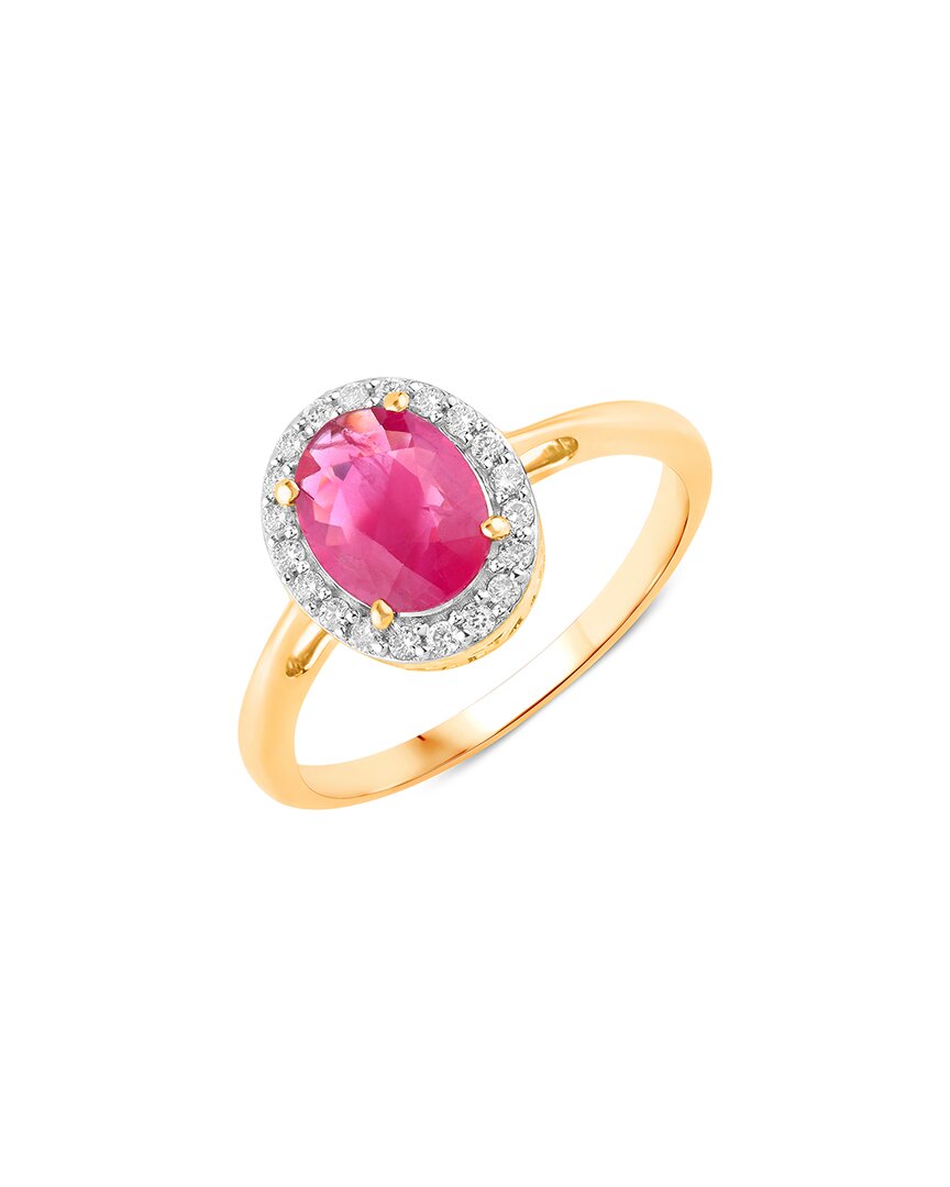 Diana M. 14k 1.83 Ct. Tw. Diamond & Ruby Ring In Gold