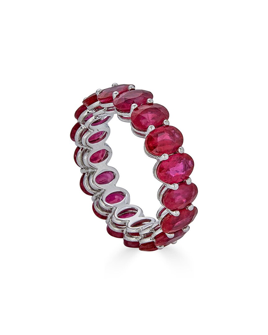 Diana M. Fine Jewelry 18k 10.30 Ct. Tw. Rubies Eternity Ring