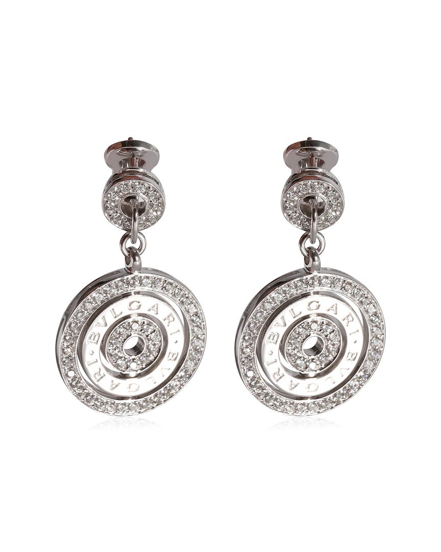 Bulgari Bvlgari Astrale 18k 2.60 Ct. Tw. Diamond Earrings (authentic Pre-loved) In Metallic