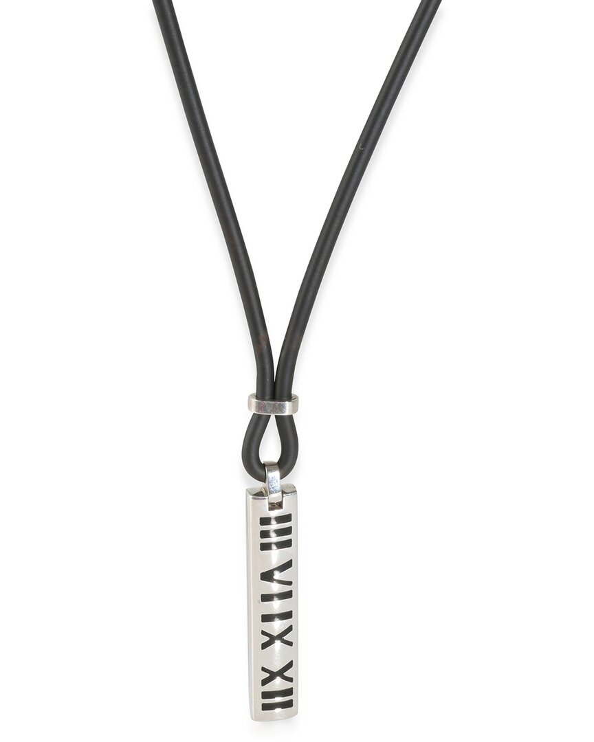 Tiffany & Co . Atlas Silver Pendant (authentic Pre-loved) In Metallic