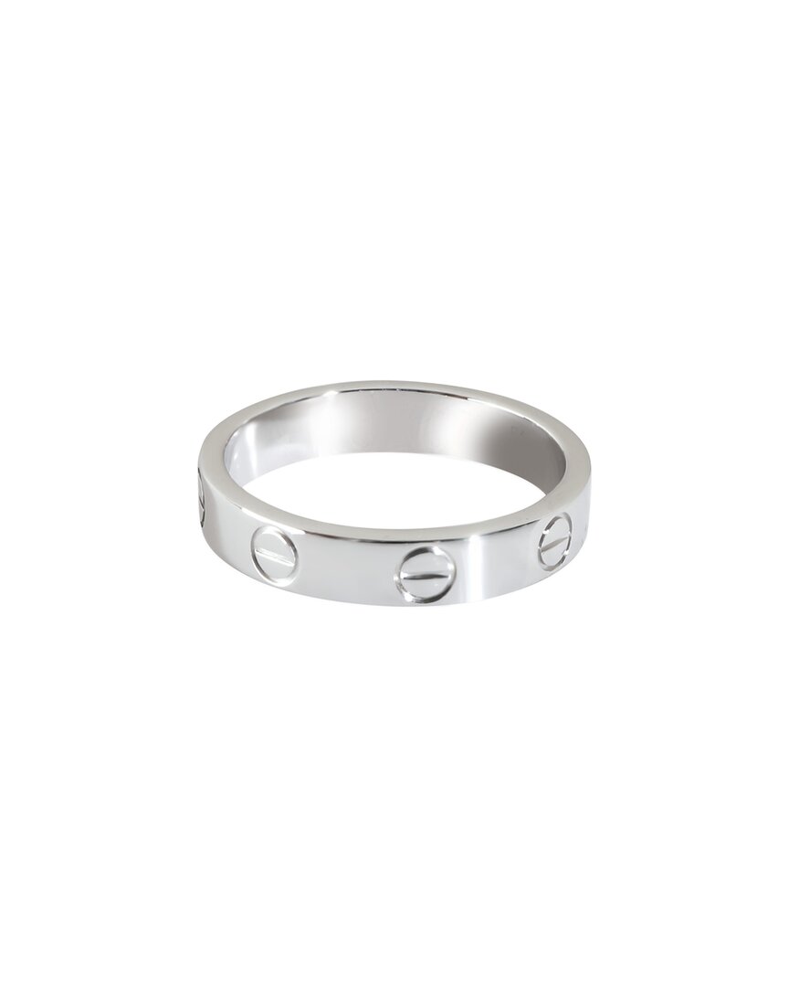 Cartier Small Model Love 18k Ring (authentic Pre-loved) In Metallic