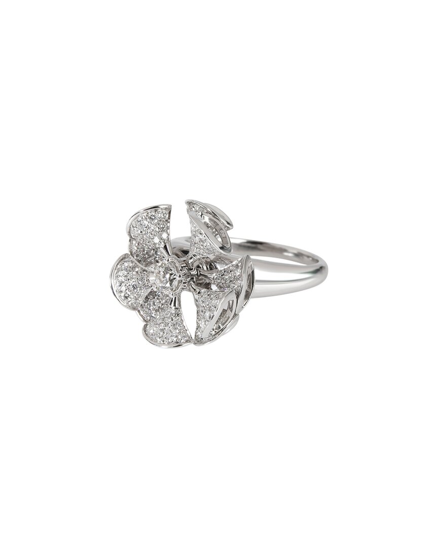 Bulgari Bvlgari Divas Dream 18k 3.70 Ct. Tw. Diamond Ring (authentic Pre-loved) In Metallic