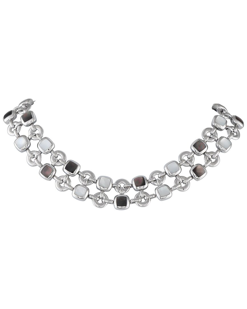 Van Cleef & Arpels 18k Mother Of Pearl Necklace (authentic Pre-loved) In Metallic