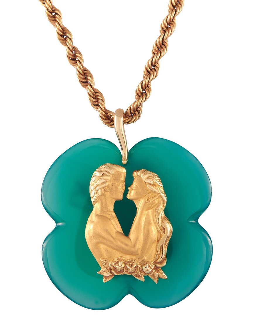 Carrera Y Carrera 18k Chalcedony Necklace (authentic Pre-loved)