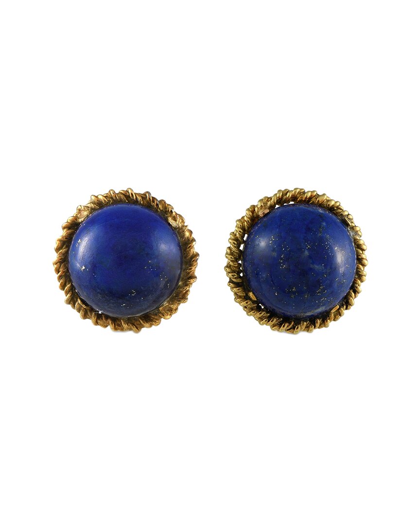 Tiffany & Co . 18k Lapis Lazuli Earring (authentic Pre-loved) In Blue
