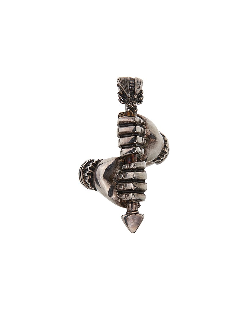 Gucci Silver Anger Forest Arrow Ring In Metallic