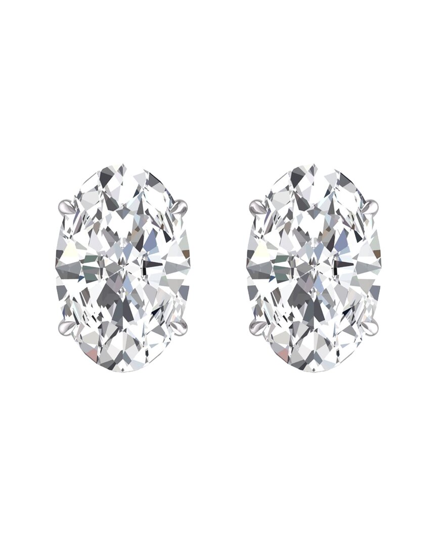 Lab Grown Diamonds 14k 0.50 Ct. Tw. Lab Grown Diamond Earrings No Col In Metallic