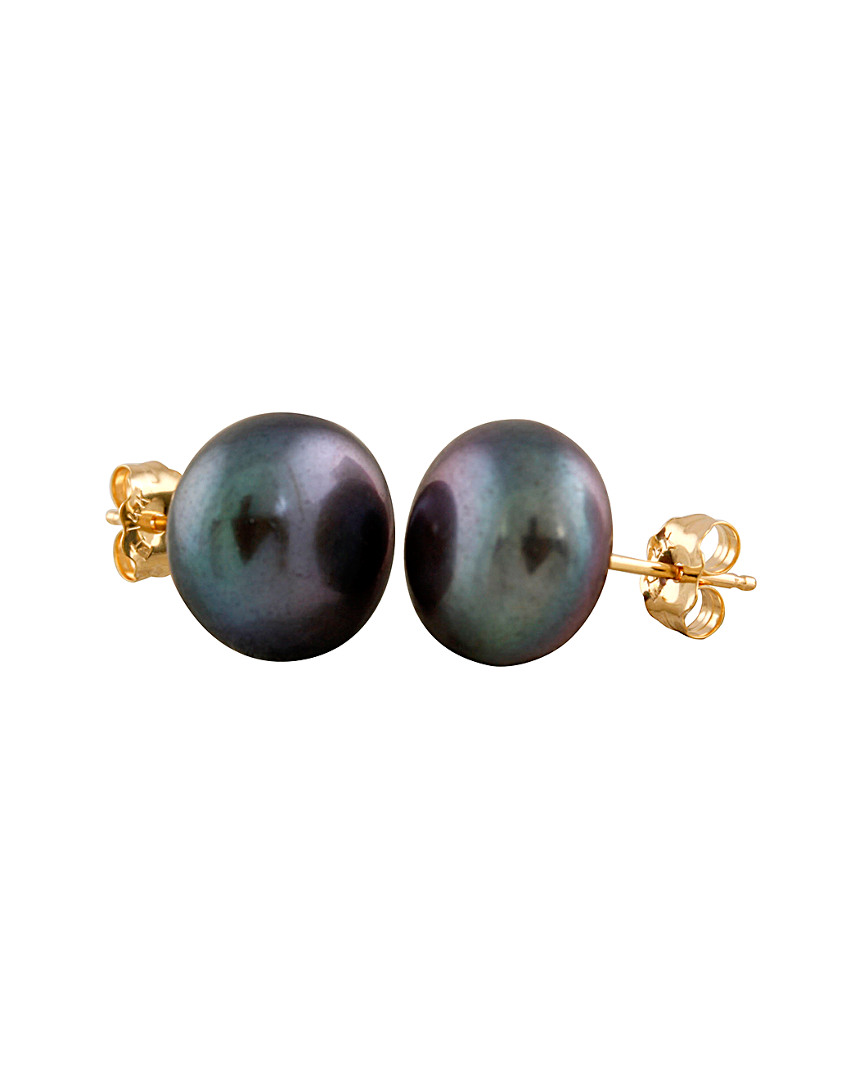 Splendid Pearls 14k 9-9.5mm Freshwater Pearl Studs