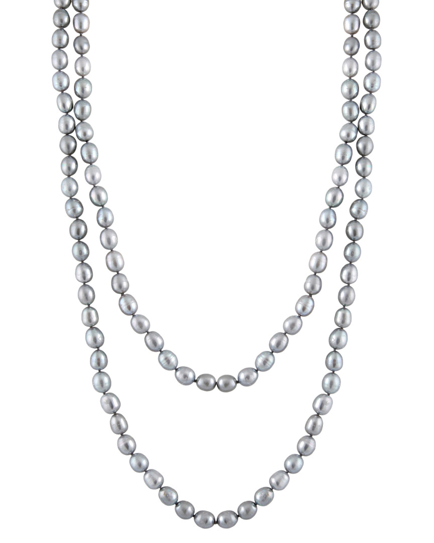 Splendid Pearls 8-8.5mm Freshwater Pearl 60in Necklace