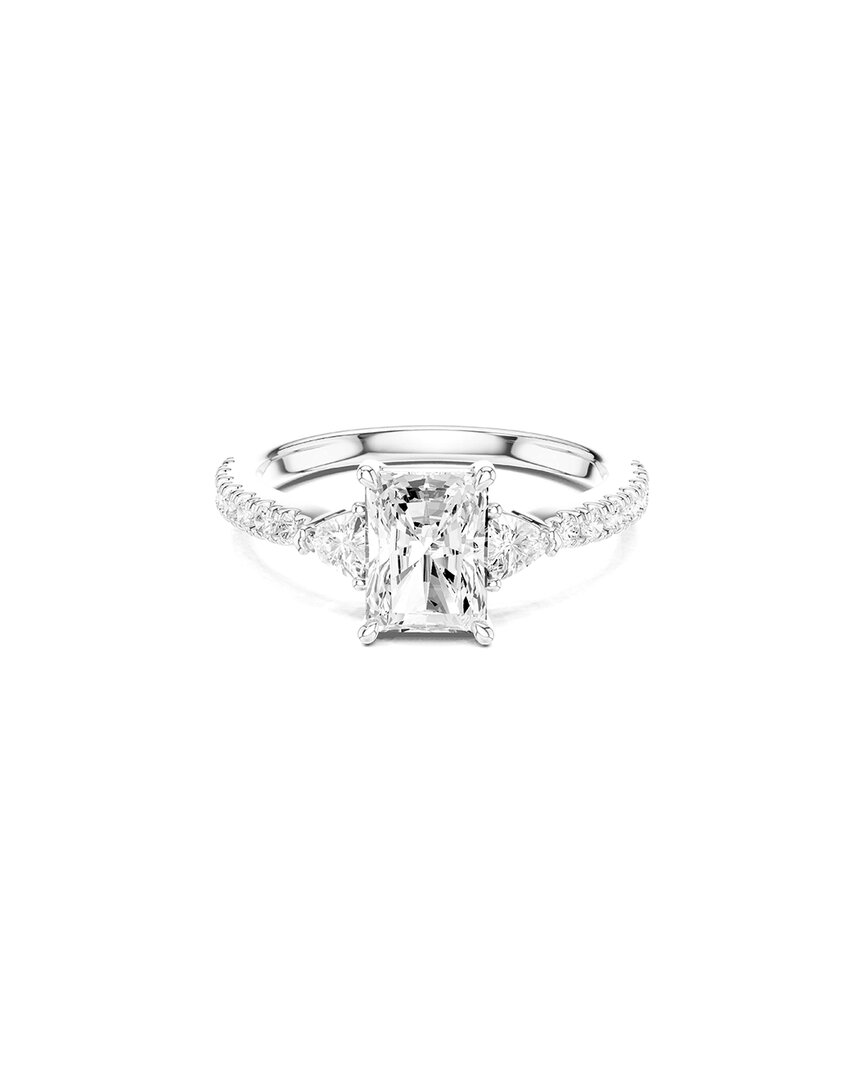 Lab Grown Diamonds Amairah 14k 2.00 Ct. Tw. Lab-grown Diamond 3 Stone Ring In Metallic