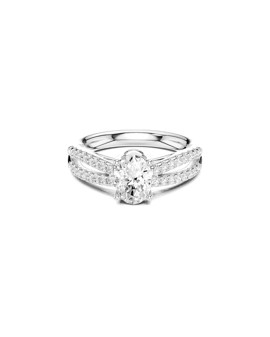 Lab Grown Diamonds Amairah 14k 1.35 Ct. Tw. Lab-grown Diamond Engagement Ring In Metallic