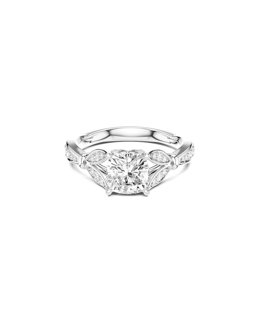 Lab Grown Diamonds Amairah 14k 1.50 Ct. Tw. Lab-grown Diamond Engagement Ring In Metallic