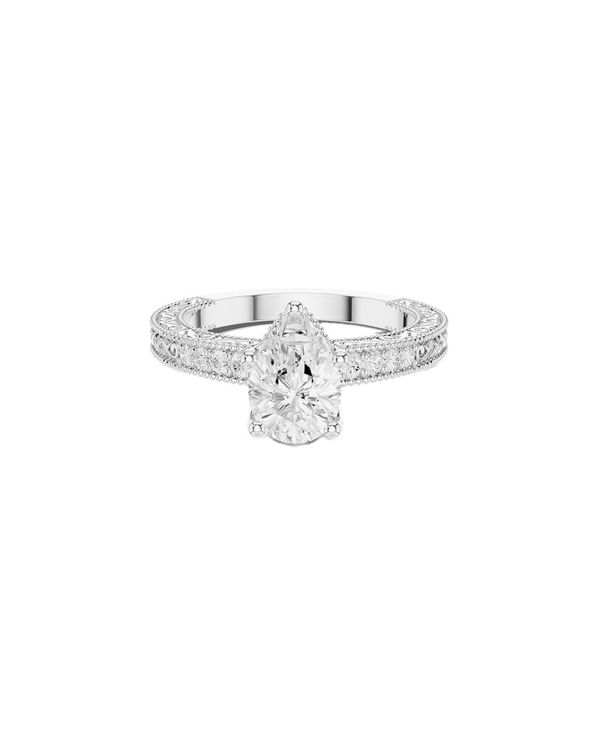 Lab Grown Diamonds Amairah 14k 1.50 Ct. Tw. Lab-grown Diamond Engagement Ring In Metallic