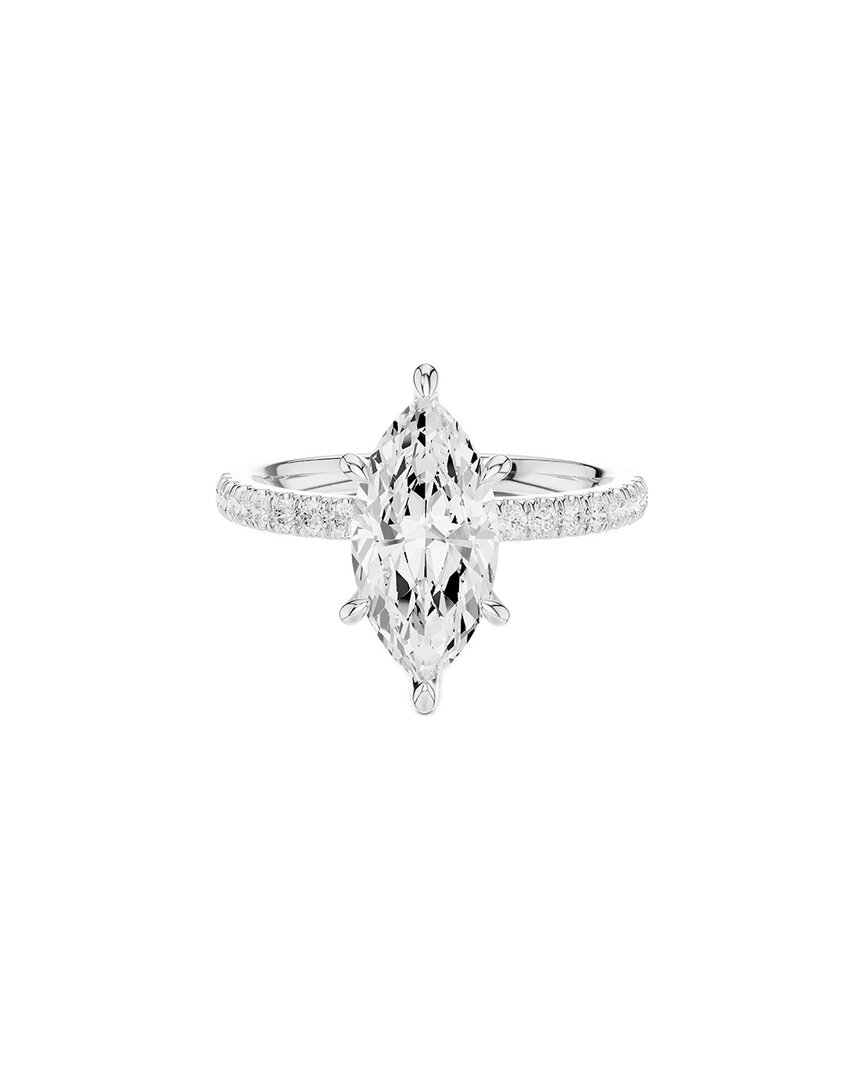 Lab Grown Diamonds Amairah 14k 2.15 Ct. Tw. Lab-grown Diamond Engagement Ring In Metallic