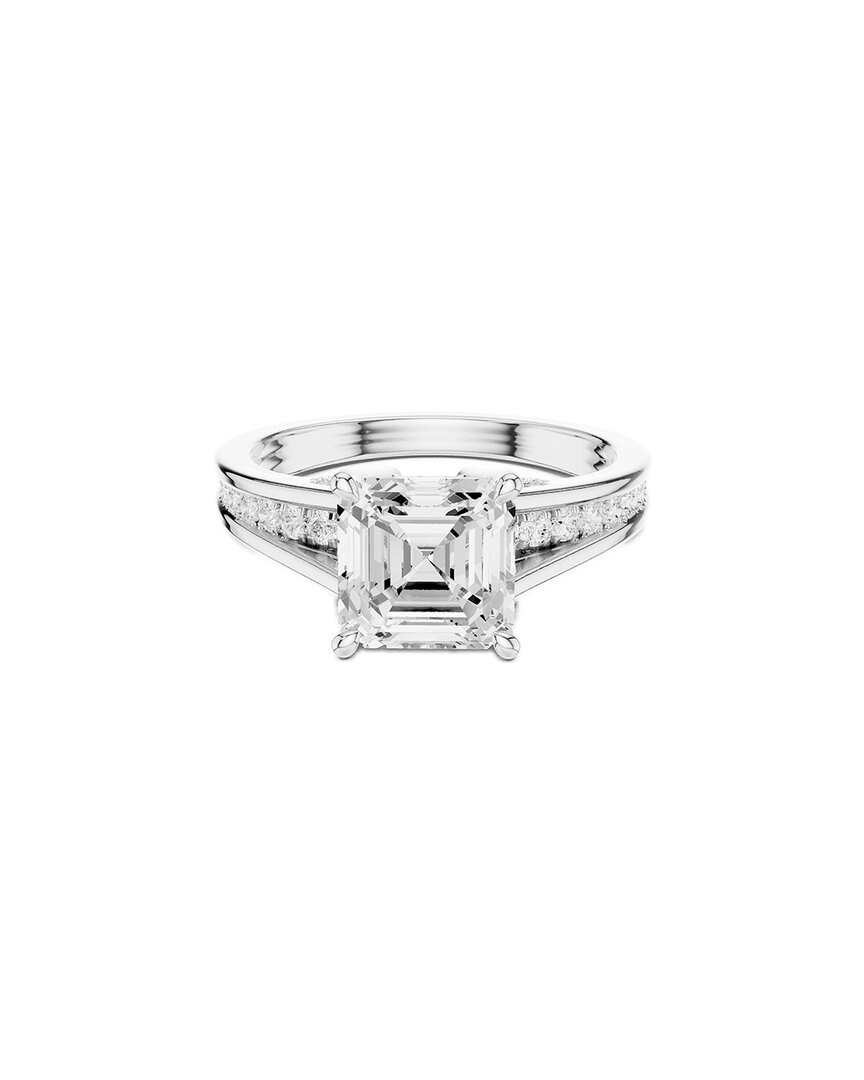 Lab Grown Diamonds Amairah 14k 2.15 Ct. Tw. Lab-grown Diamond Engagement Ring In Silver