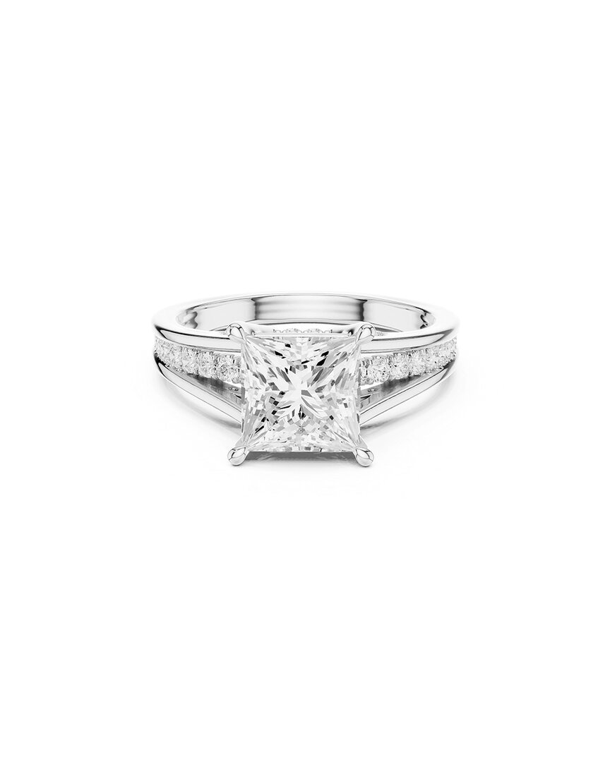 Lab Grown Diamonds Amairah 14k 2.50 Ct. Tw. Lab-grown Diamond Engagement Ring In Metallic