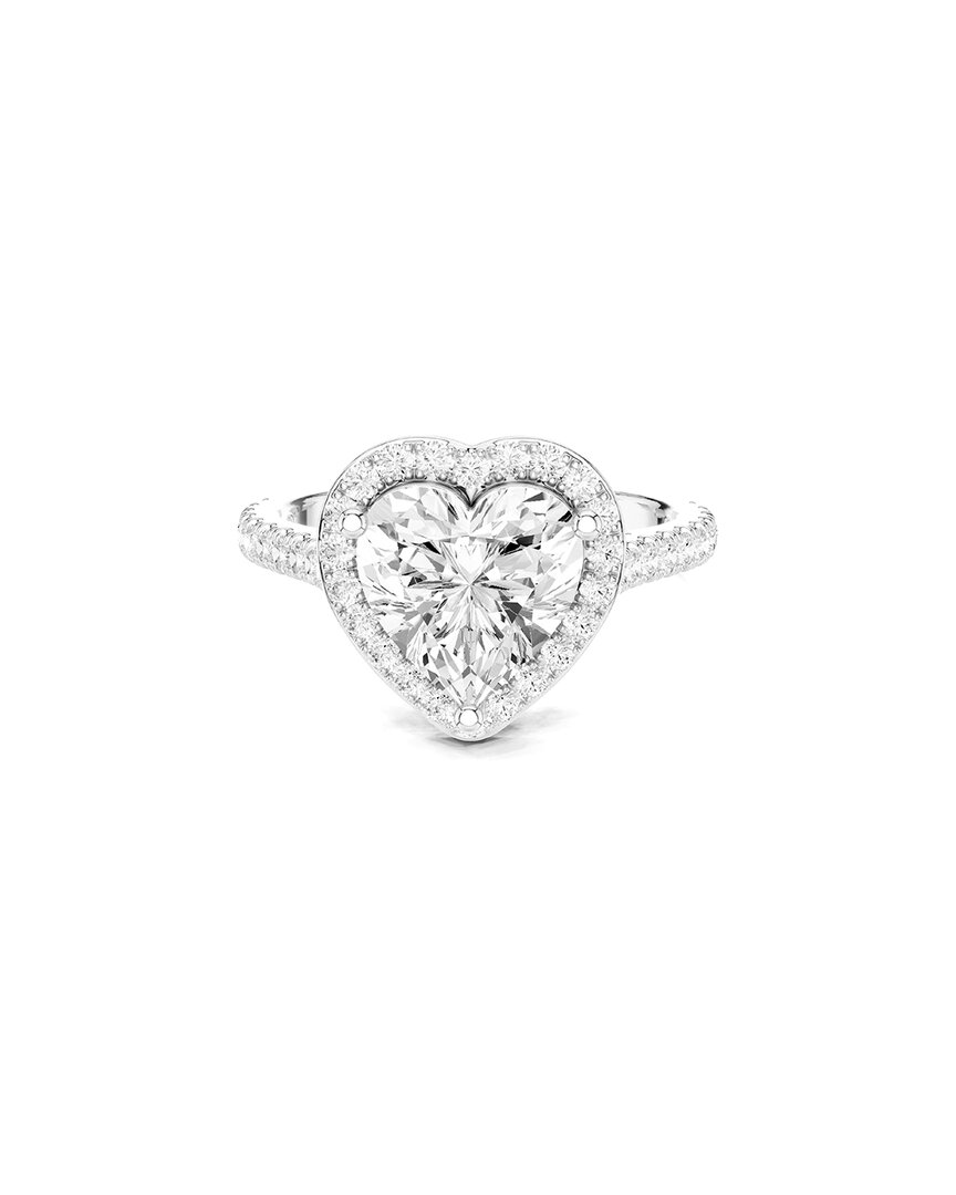 Lab Grown Diamonds Amairah 14k 2.75 Ct. Tw. Lab-grown Diamond Engagement Ring In Silver