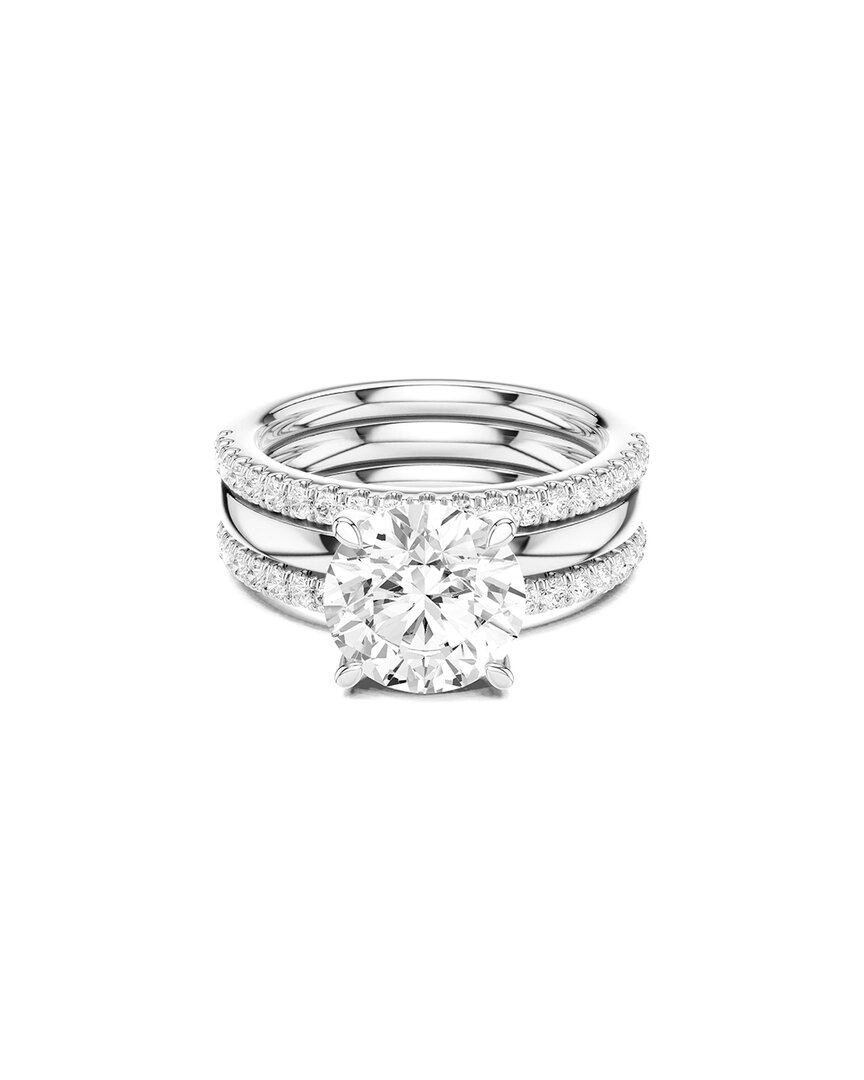 Lab Grown Diamonds Amairah 14k 3.50 Ct. Tw. Lab-grown Diamond Engagement Ring In Metallic