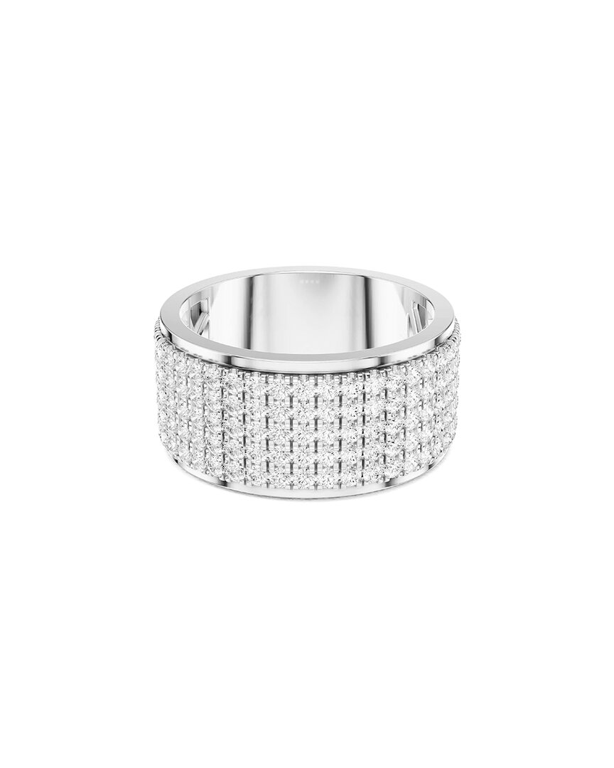 Lab Grown Diamonds Amairah 14k 2.35 Ct. Tw. Lab-grown Diamond Wedding Band Ring In Silver