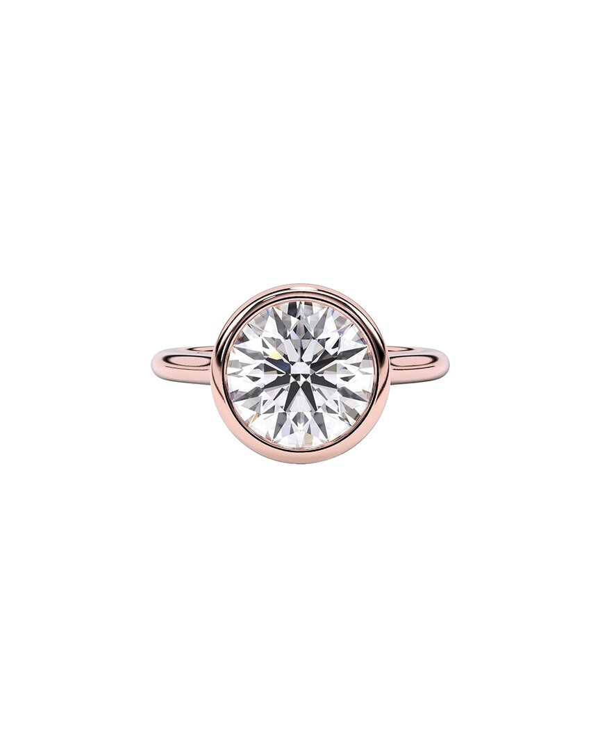 Lab Grown Diamonds 14k Rose Gold 3.00 Ct. Tw. Lab-grown Diamond Ring