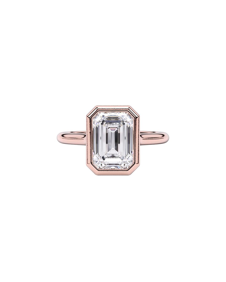 Lab Grown Diamonds 14k Rose Gold 4.00 Ct. Tw. Lab-grown Diamond Ring