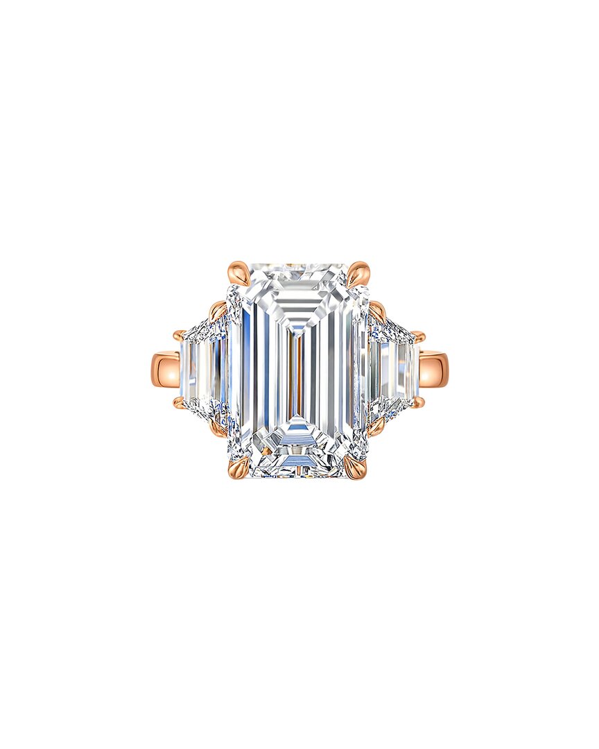 Lab Grown Diamonds 14k Rose Gold 7.60 Ct. Tw. Lab-grown Diamond Ring