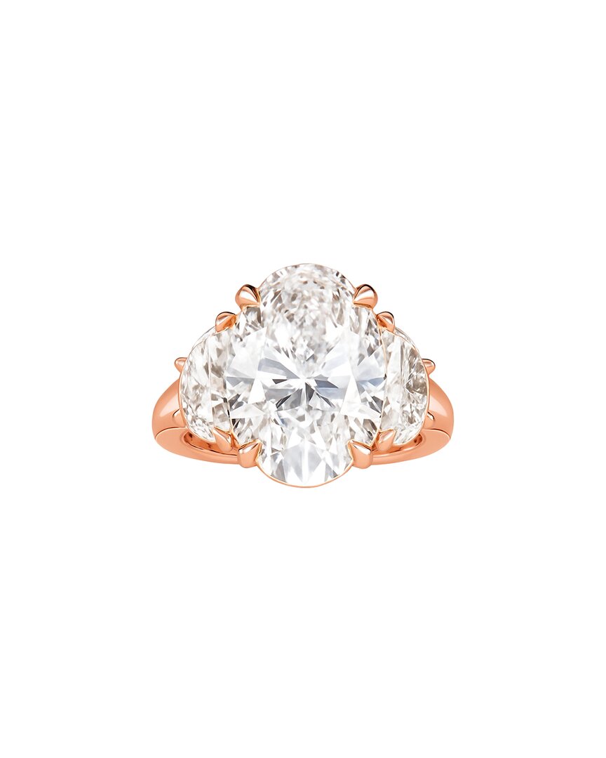 Lab Grown Diamonds 14k Rose Gold 7.00 Ct. Tw. Lab-grown Diamond Ring In Gold