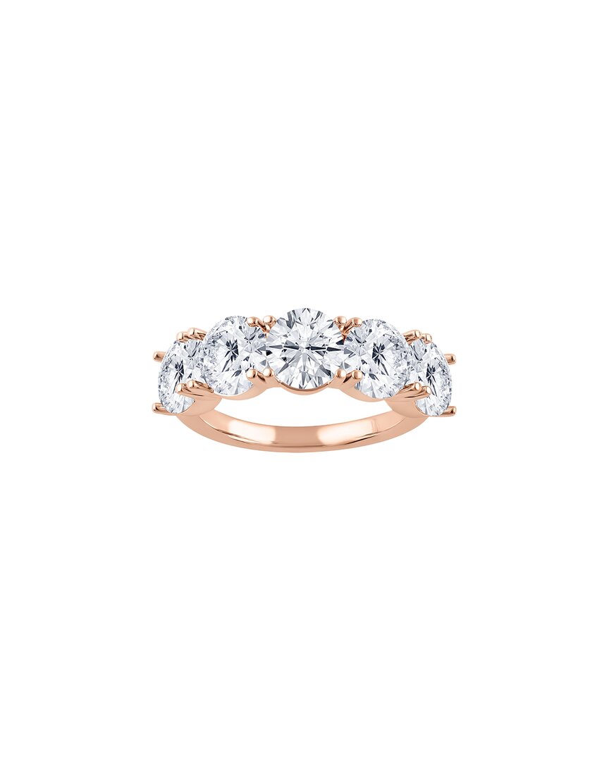 Lab Grown Diamonds 14k Rose Gold 3.00 Ct. Tw. Lab-grown Diamond Ring