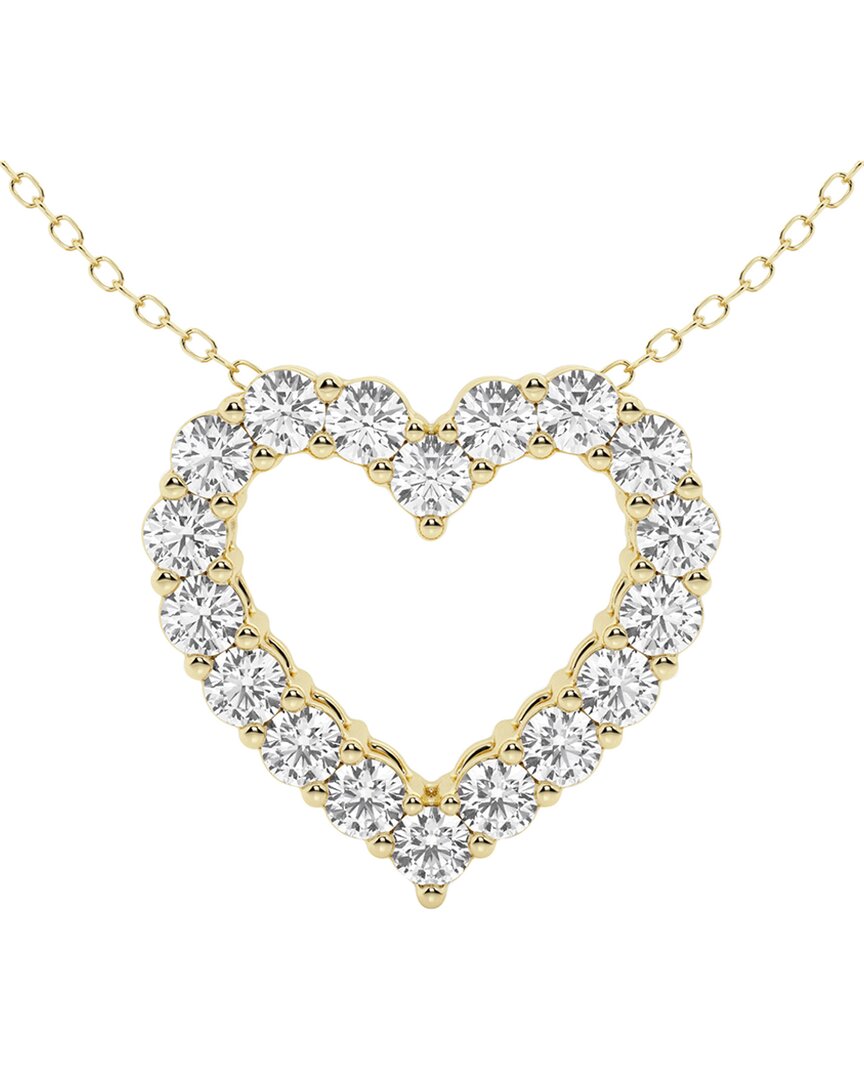Lab Grown Diamonds 14k 1.50 Ct. Tw. Lab Grown Diamond Heart Pendant