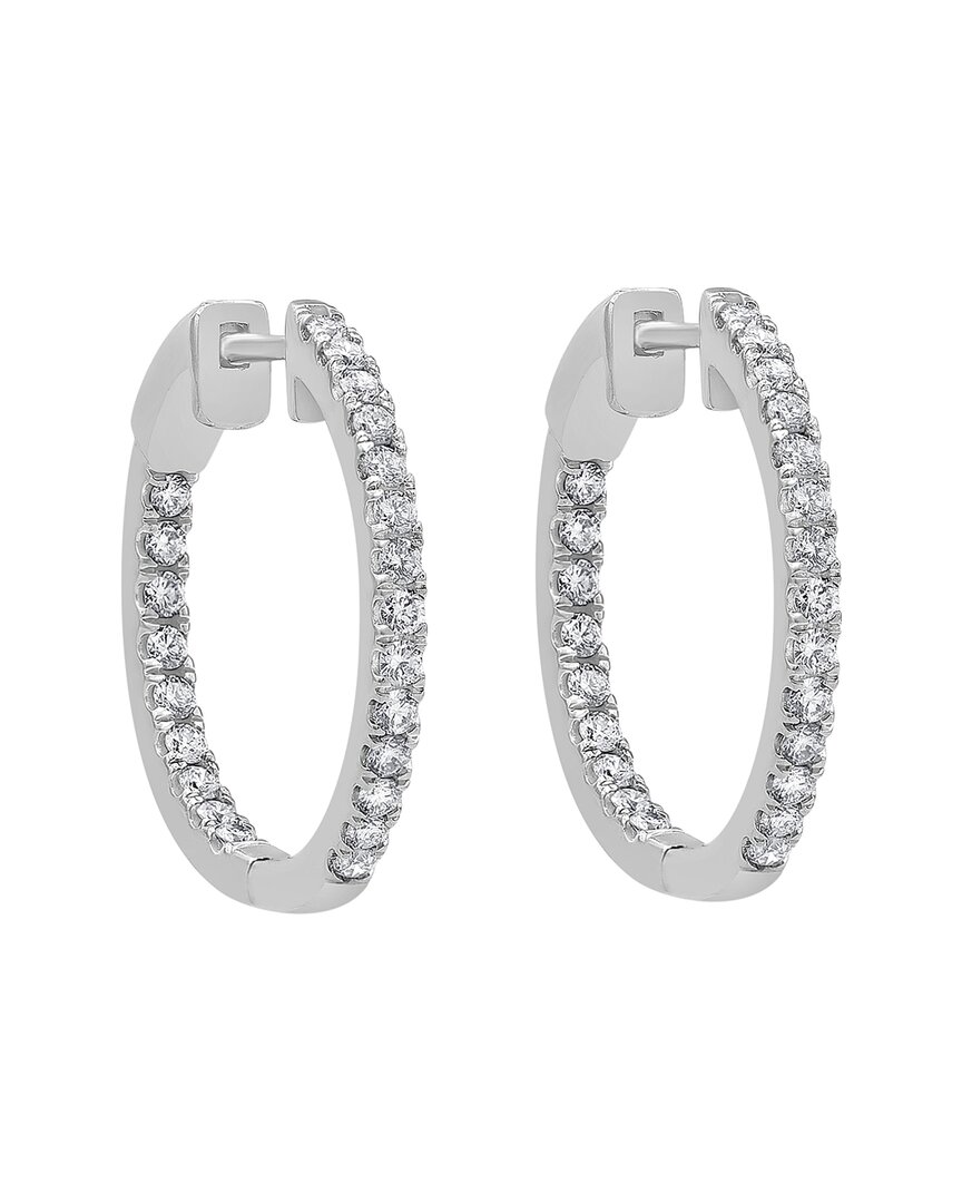 Diamond Select Cuts 14k 0.51 Ct. Tw. Diamond Hoops