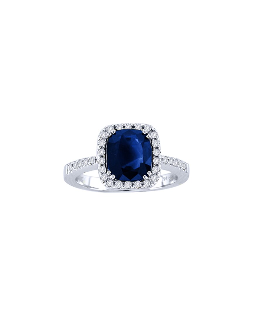 Levaron 14k 2.75 Ct. Tw. Diamond & Sapphire Ring In Blue