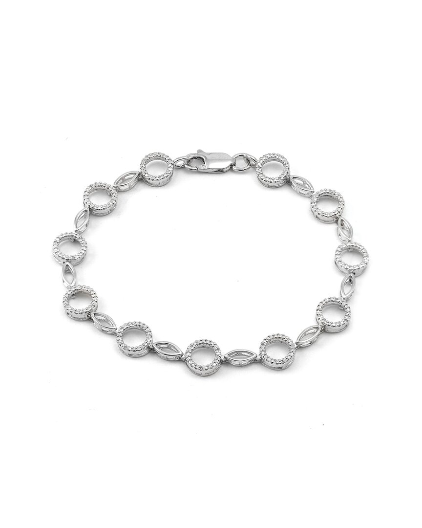 Diamond Select Cuts Silver 0.12 Ct. Tw. Diamond Bracelet