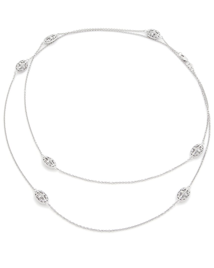Diamond Select Cuts Silver Diamond Necklace