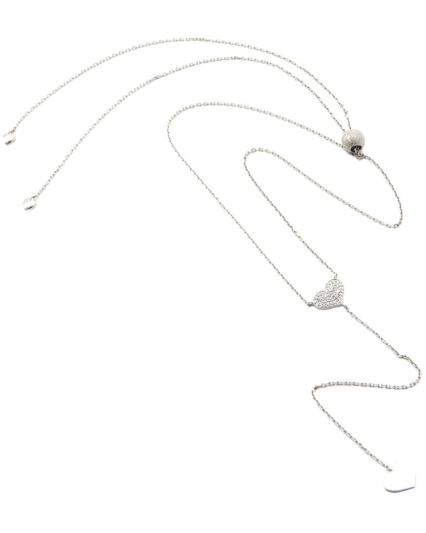 Diamond Select Cuts Silver Diamond Adjustable Necklace