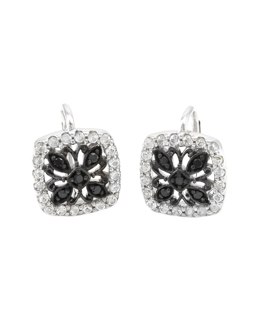 Gemstones Silver 0.17 Ct. Tw. Diamond Earrings