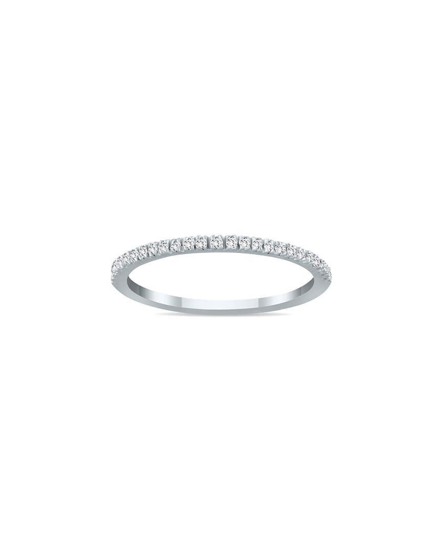 True Diamond 14k 0.15 Ct. Tw. Diamond Ring In Metallic