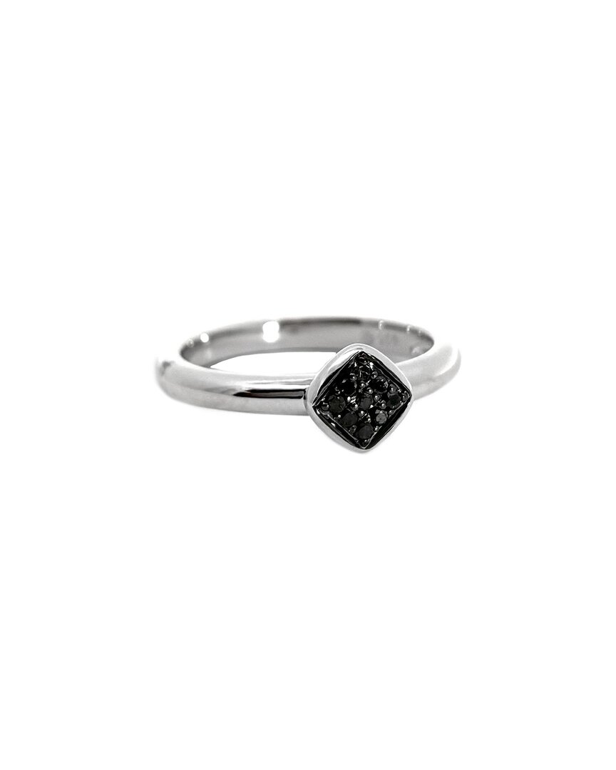 Diamond Select Cuts 0.10 Ct. Tw. Diamond Silver Ring In Metallic