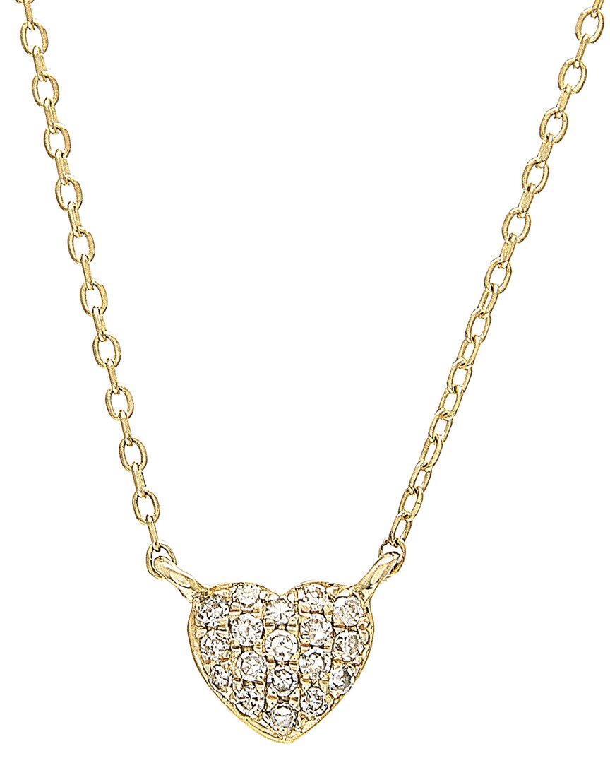 Diamond Select Cuts 0.06 Ct. Tw. Diamond 14k Necklace In Gold