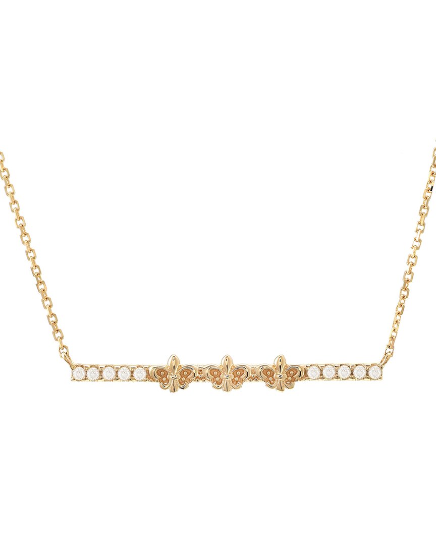 Diamond Select Cuts 0.07 Ct. Tw. Diamond 14k Necklace In Gold