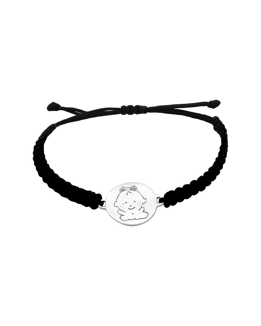 Diamond Select Cuts 0.01 Ct. Tw. Diamond Silver Bracelet In Black