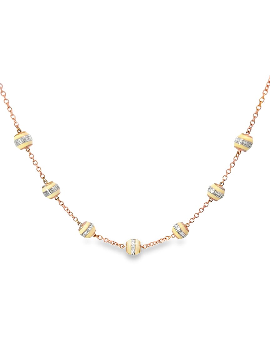 Diamond Select Cuts 0.13 Ct. Tw. Diamond Silver Necklace