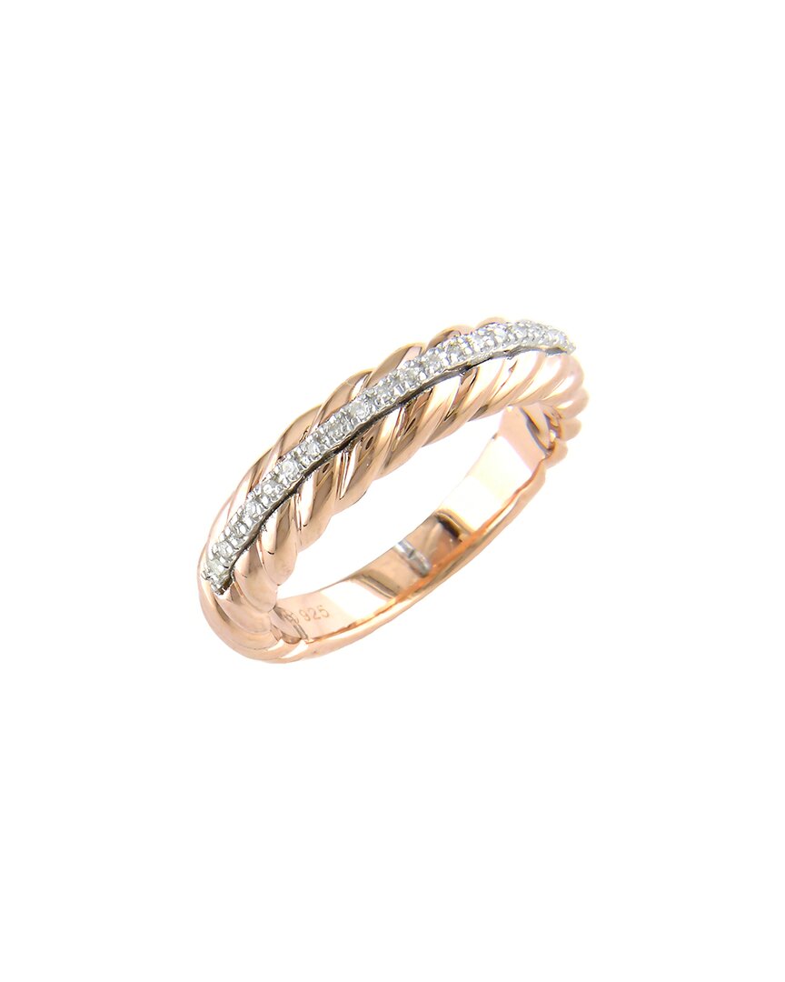 Diamond Select Cuts 0.06 Ct. Tw. Diamond Silver Ring